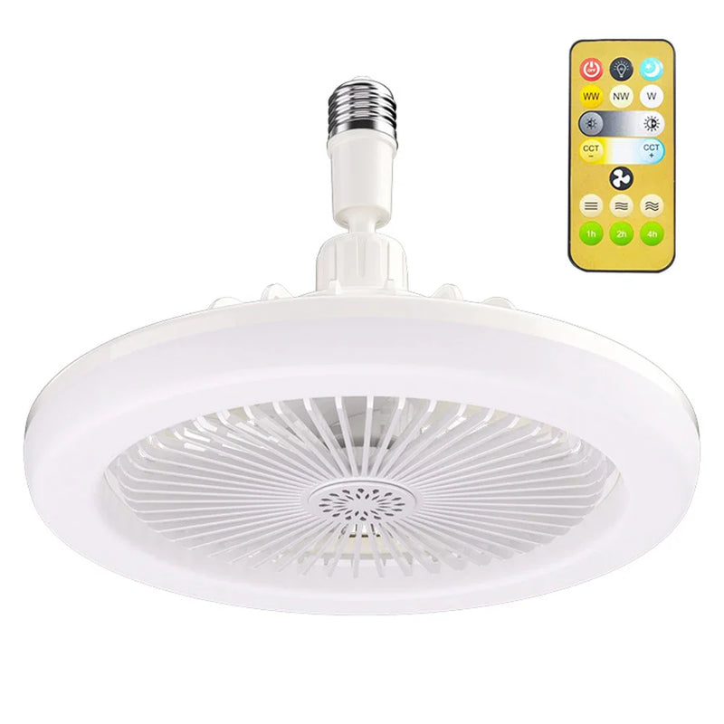 Luminária LED com Ventilador